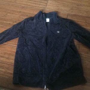 Circo velvety zip up sweater